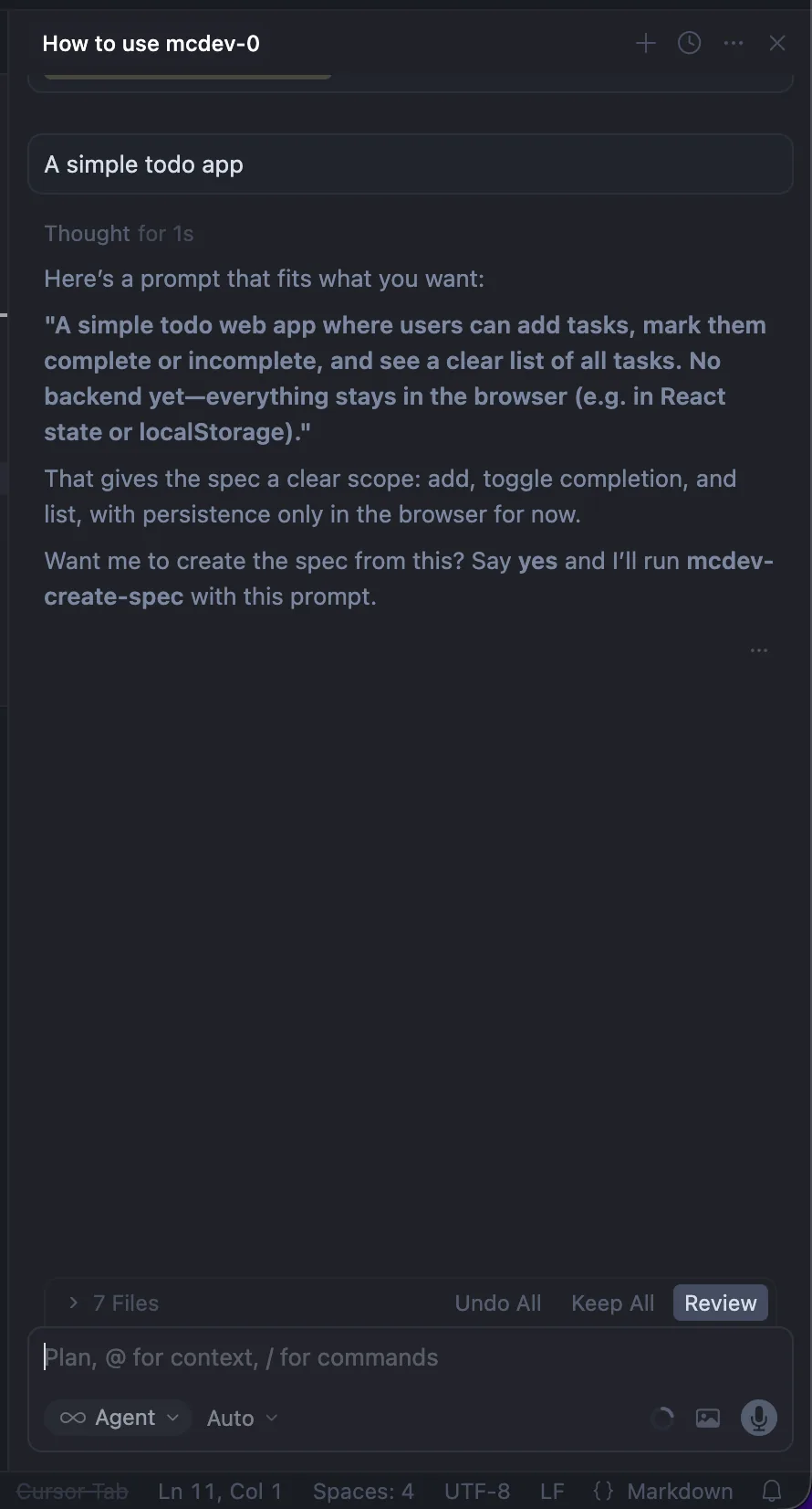 Step 4: Prompt Shaped